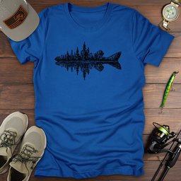 Pine Water T Shirt Gift For Fishing Enthusiast
