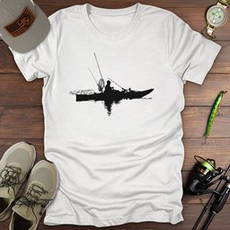 Kayak Fishing Vector T Shirt Gift For Fishing Enthusiast