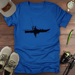 Kayak Fishing Vector T Shirt Gift For Fishing Enthusiast