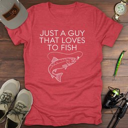 Fish Guy T Shirt Gift For Fishing Enthusiast