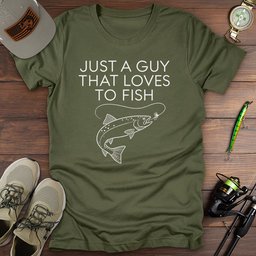 Fish Guy T Shirt Gift For Fishing Enthusiast