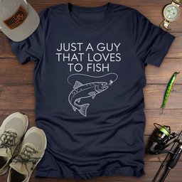 Fish Guy T Shirt Gift For Fishing Enthusiast