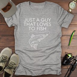 Fish Guy T Shirt Gift For Fishing Enthusiast