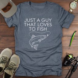 Fish Guy T Shirt Gift For Fishing Enthusiast
