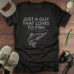 Fish Guy T Shirt Gift For Fishing Enthusiast