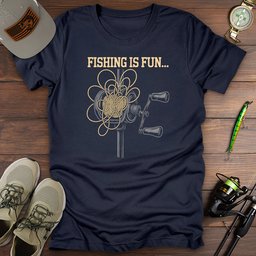 Fishing Is Fun T Shirt Gift For Fishing Enthusiast