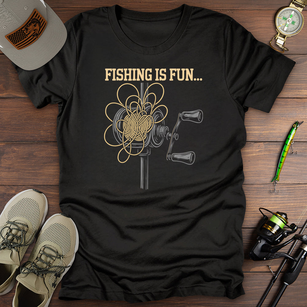 Fishing Is Fun T Shirt Gift For Fishing Enthusiast