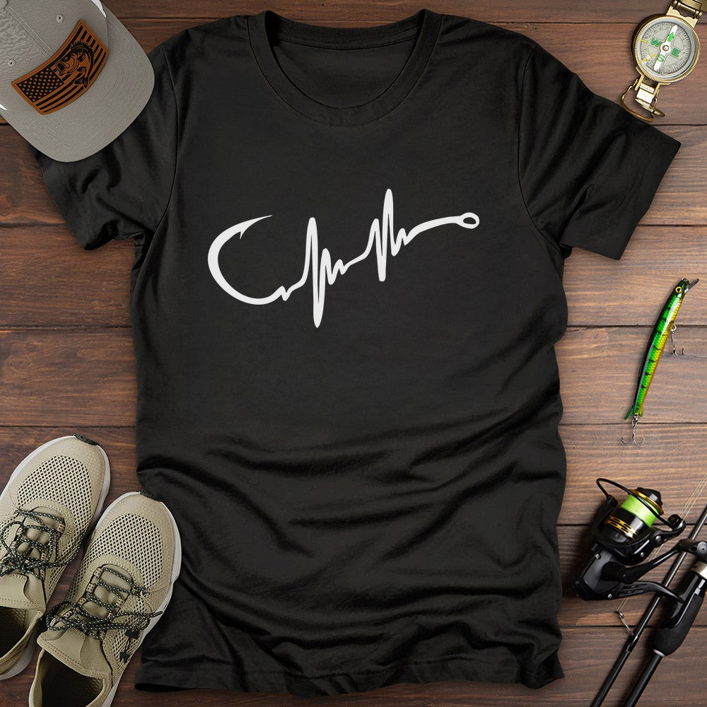 Lifeline Hook T Shirt Gift For Fishing Enthusiast