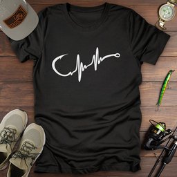 Lifeline Hook T Shirt Gift For Fishing Enthusiast