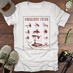 Frequent Flyer T Shirt Gift For Fishing Enthusiast