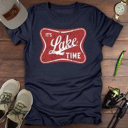 Its Lake Time T Shirt Gift For Fishing Enthusiast