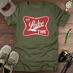 Its Lake Time T Shirt Gift For Fishing Enthusiast