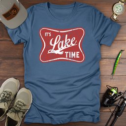 Its Lake Time T Shirt Gift For Fishing Enthusiast