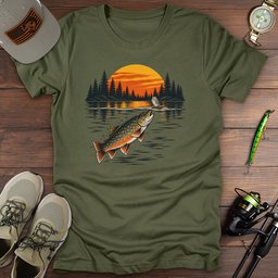 Golden Hour Catch T Shirt Gift For Fishing Enthusiast