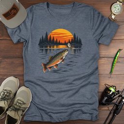 Golden Hour Catch T Shirt Gift For Fishing Enthusiast