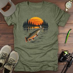 Golden Hour Catch T Shirt Gift For Fishing Enthusiast
