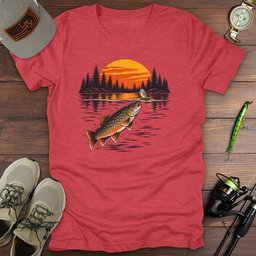 Golden Hour Catch T Shirt Gift For Fishing Enthusiast