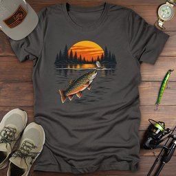 Golden Hour Catch T Shirt Gift For Fishing Enthusiast