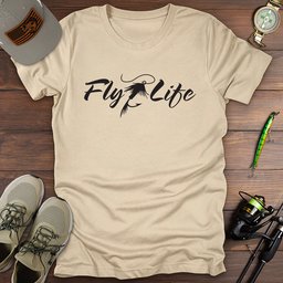 Fly Life T Shirt Gift For Fishing Enthusiast