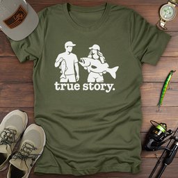 Fish Tales T Shirt Gift For Fishing Enthusiast