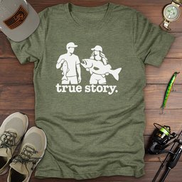 Fish Tales T Shirt Gift For Fishing Enthusiast