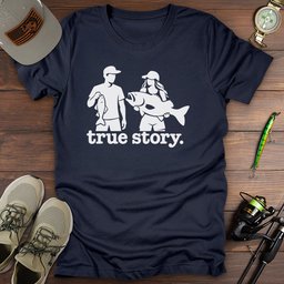 Fish Tales T Shirt Gift For Fishing Enthusiast