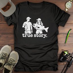 Fish Tales T Shirt Gift For Fishing Enthusiast