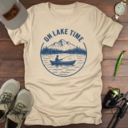 On Lake Time Fishing T Shirt Gift For Fishing Enthusiast
