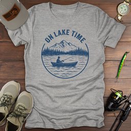 On Lake Time Fishing T Shirt Gift For Fishing Enthusiast