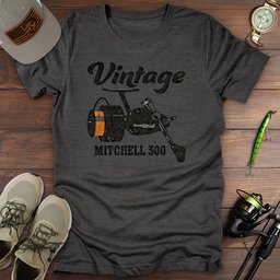 Mitchell 300 T Shirt Gift For Fishing Enthusiast