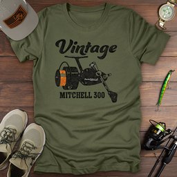 Mitchell 300 T Shirt Gift For Fishing Enthusiast