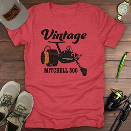 Mitchell 300 T Shirt Gift For Fishing Enthusiast