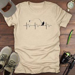 Fishing Heartbeat T Shirt Gift For Fishing Enthusiast