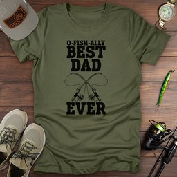 O Fish Ally Best Dad T Shirt Gift For Dad