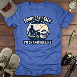 On Another Line T Shirt Gift For Fishing Enthusiast