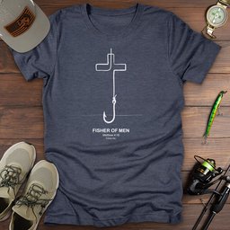 Hook And Faith T Shirt Gift For Fishing Enthusiast