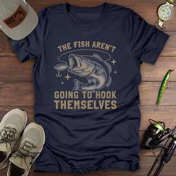 Hook Themselves T Shirt Gift For Fishing Enthusiast