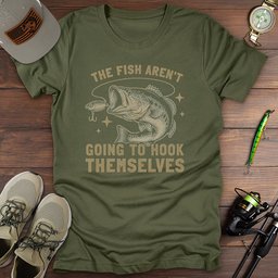 Hook Themselves T Shirt Gift For Fishing Enthusiast