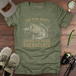 Hook Themselves T Shirt Gift For Fishing Enthusiast