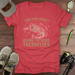 Hook Themselves T Shirt Gift For Fishing Enthusiast