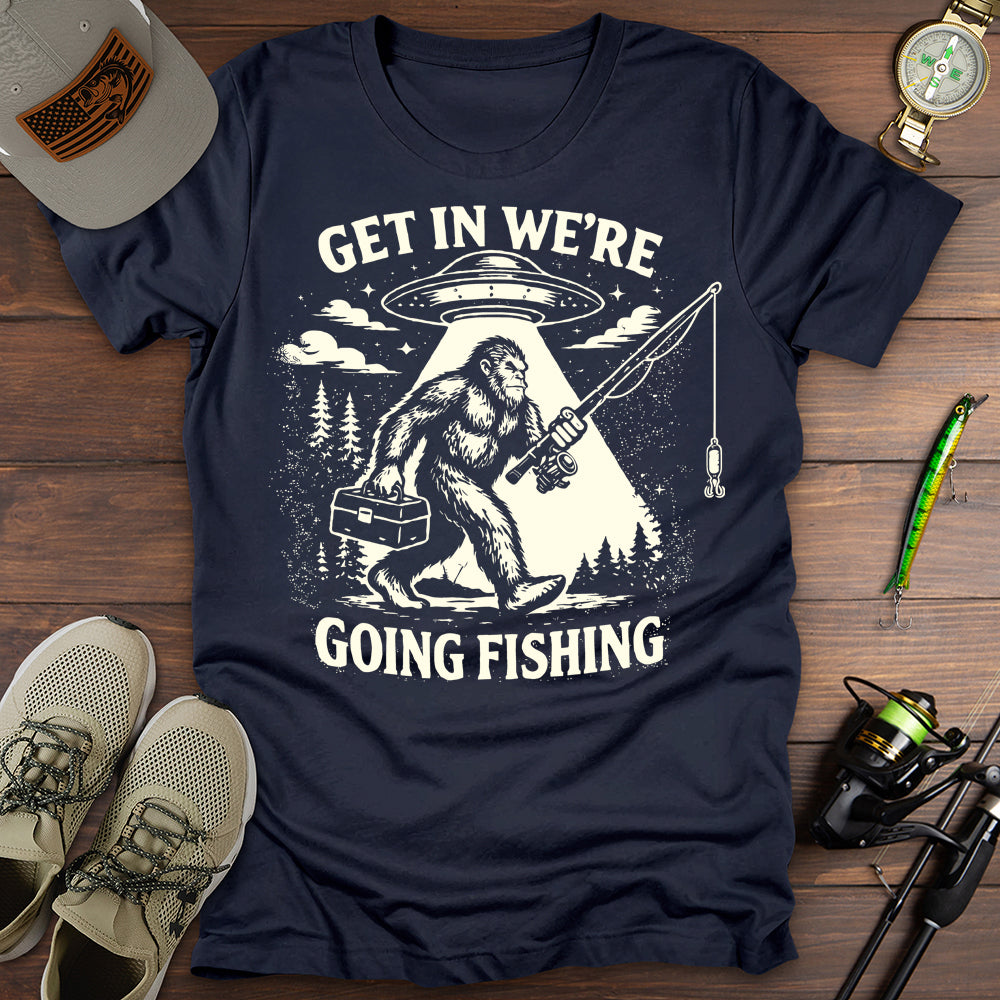 Get In Fishing T Shirt Gift For Fishing Enthusiast