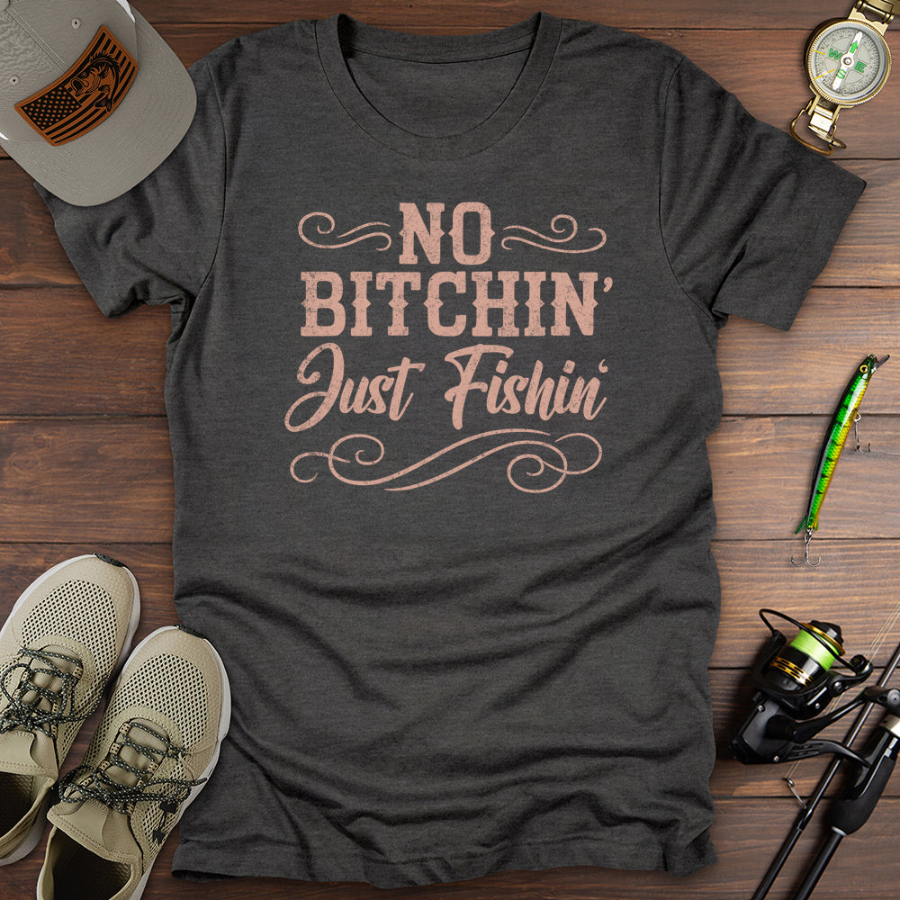 Just Fishin T Shirt Gift For Fishing Enthusiast