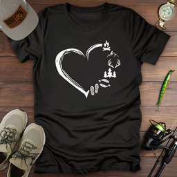 Love Hunting Fishing T Shirt Gift For Fishing Enthusiast