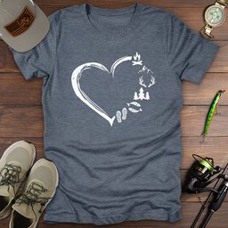 Love Hunting Fishing T Shirt Gift For Fishing Enthusiast