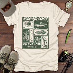 Fishing Scripture T Shirt Gift For Fishing Enthusiast