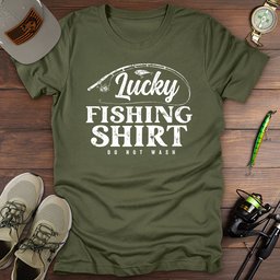 Lucky Fishing Shirt T Shirt Gift For Fishing Enthusiast