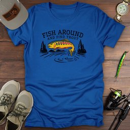 Find Trout T Shirt Gift For Fishing Enthusiast