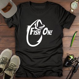 Fish On T Shirt Gift For Fishing Enthusiast