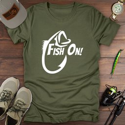 Fish On T Shirt Gift For Fishing Enthusiast