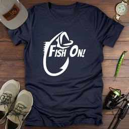 Fish On T Shirt Gift For Fishing Enthusiast